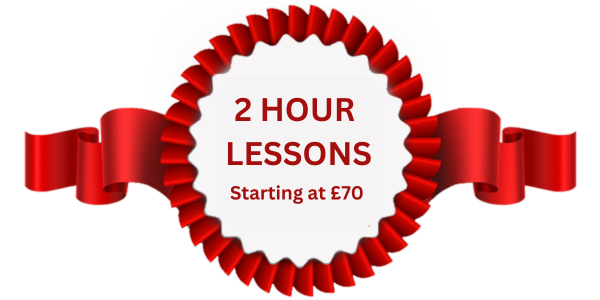 Two-hour lessons starting at £70.